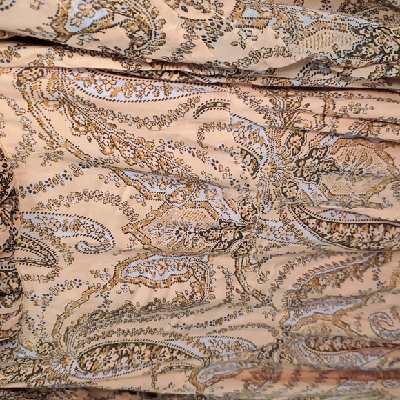 *NEW* Free People Mirage maxi dress Peach Combo - Picture 8 of 9